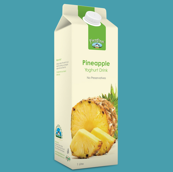 FF Drinking Yoghurt - Pineapple 1Ltr