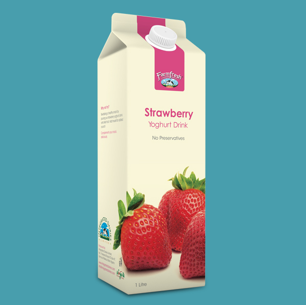 FF Drinking Yoghurt - Strawberry 1Ltr