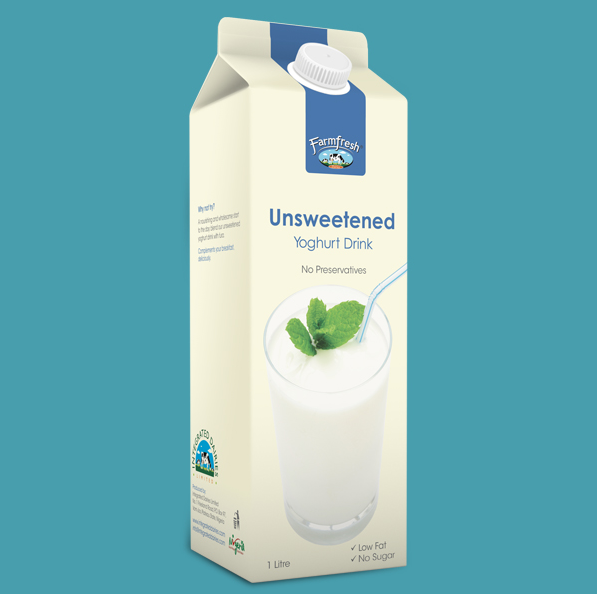 FF Drinking Yoghurt - Unsweetened 1Ltr