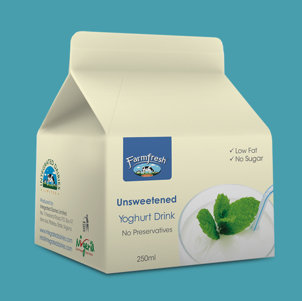 FF Drinking Yoghurt - Unsweetened 250ml