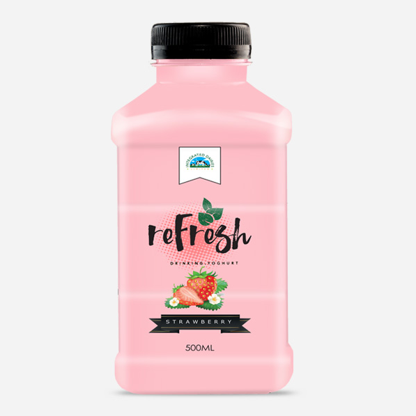 Refresh Strawberry Yoghurt - 500ml